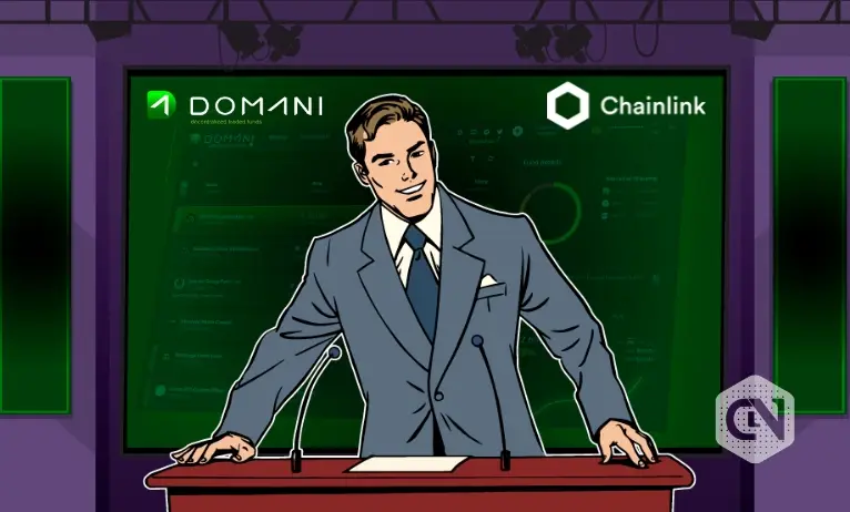 DOMANI terhubung dengan Chainlink CCIP, dan feed harga