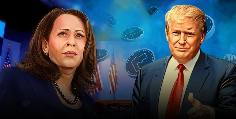 Peluang Kemenangan Kamala Harris sebesar 52%, Mimpi Kripto Trump Memudar?