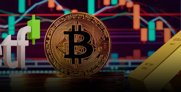 ETF Bitcoin Melampaui Overall Aliran ETF Emas Hanya dalam 2 Tahun